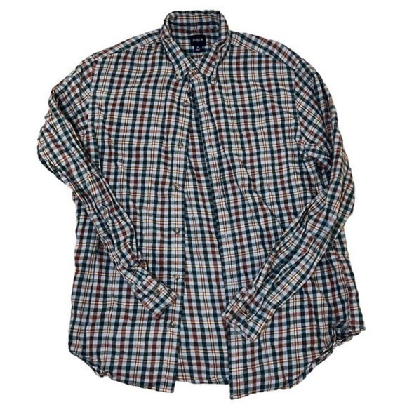 J. Crew Factory Other - J Crew Factory Re-imagined Men's Flannel Plaid Shirt SZ M